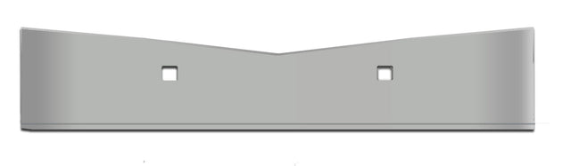 Peterbilt 579 2012 - 2021 Stainless Steel Bumper w/Tow Hook & Fog Light Holes - 18" - HD Truck Source