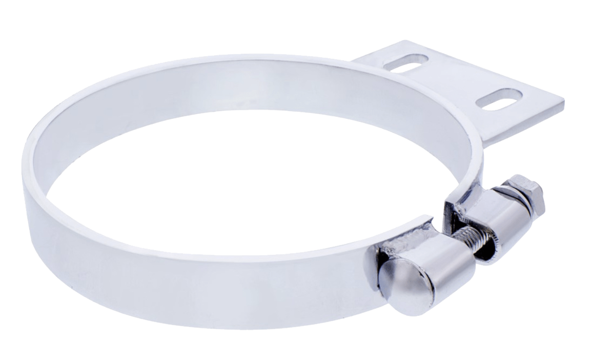Peterbilt - Chrome Exhaust Clamp 5, 6, 7, 8 Inch - HD Truck Source