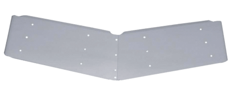 Peterbilt Ultra Cab 378, 378, 388 - 14" Stainless Drop Sunvisor - HD Truck Source