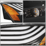 Freightliner Cascadia (2018-Newer) LED Headlight (Chrome or Black Inner Housing)