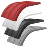 Poly Solid Color Half Tandem Fender 53 x 26 Inch - HD Truck Source