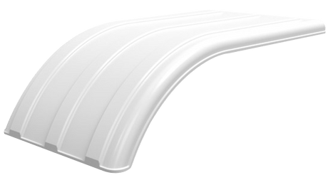 Poly Solid Color Half Tandem Fender 53 x 26 Inch - HD Truck Source