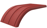 Poly Solid Color Half Tandem Fender 53 x 26 Inch - HD Truck Source