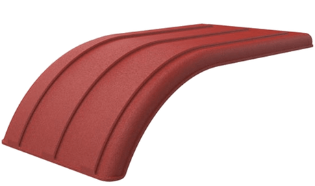 Poly Solid Color Half Tandem Fender 53 x 26 Inch - HD Truck Source