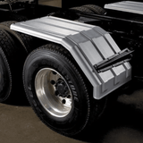 Poly Solid Color Half Tandem Square Back Fender 52 x 24 Inch - HD Truck Source