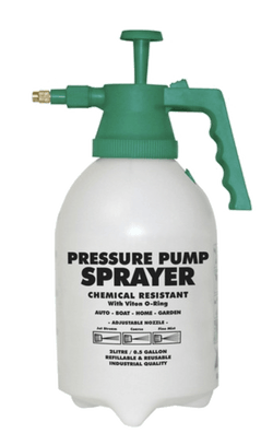 Pressure Pump Sprayer Hand Held Chemical Resistant 2 Liter
