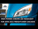 Freightliner Cascadia 2018-2024 - High Power Chrome LED Headlights