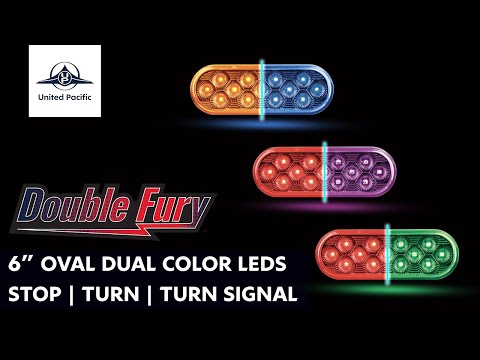 6" Oval Dual Function 13 LED Light