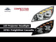 Freightliner Cascadia 2018-2024 - 10 LED Projector Headlight With LED Sequential Turn & DRL