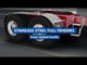 16 and 18 Gauge Full Tandem Fenders Ribbed Flat Polished Stainless Steel