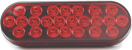 Rear Center Light Panel With Four 6 Inch Oval LED Lights - HD Truck Source