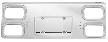 Rear Center Light Panel With Four 6 Inch Rectangular LED Lights - HD Truck Source