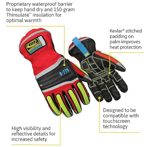 Ringers Sub Zero Hi - Vis Gloves - HD Truck Source
