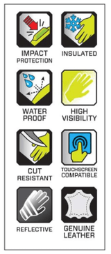 Ringers Sub Zero Hi - Vis Gloves - HD Truck Source