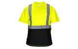 SAS Safety - Class - 2 Black Bottom Reflective Yellow T-Shirt - HD Truck Source