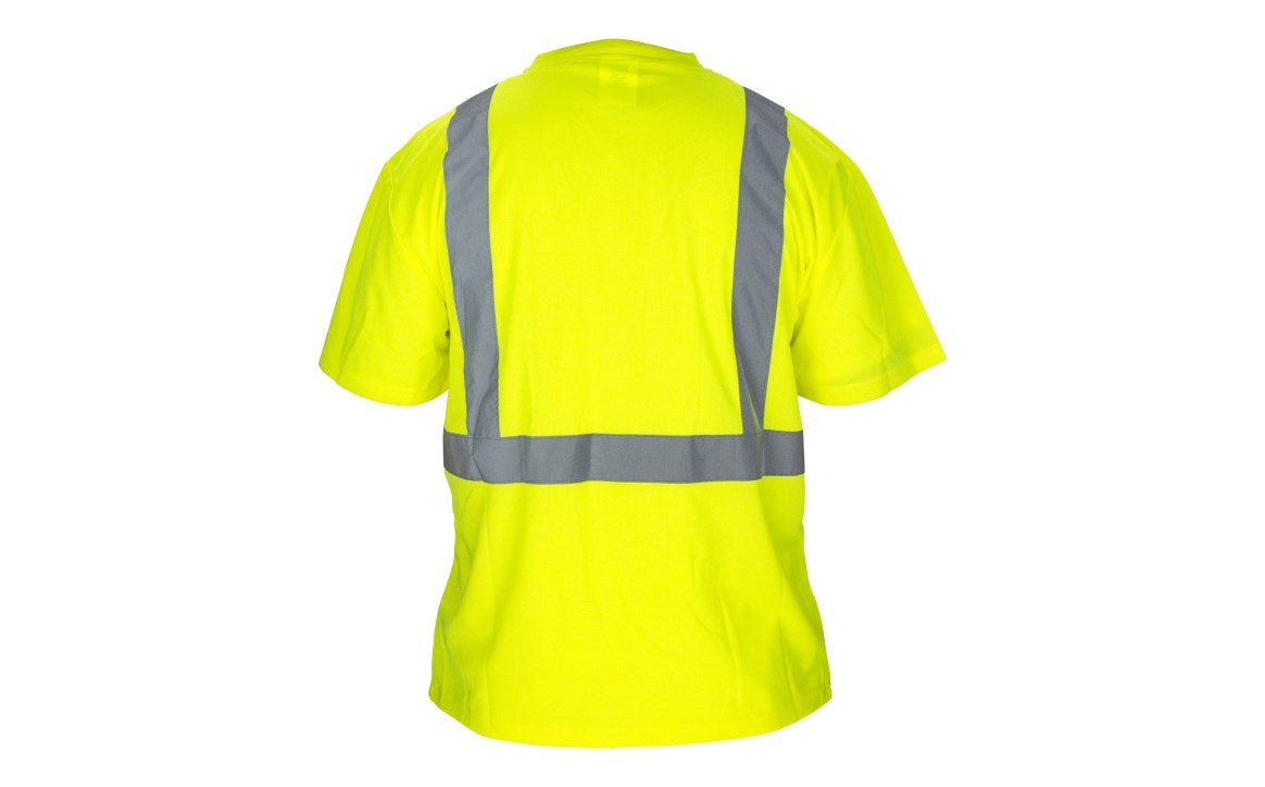 SAS Safety - Class - 2 Black Bottom Reflective Yellow T-Shirt - HD Truck Source
