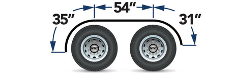 Semi Truck 120 Inch Smooth Full Fender Rolled Edge - 14 Gauge - HD Truck Source