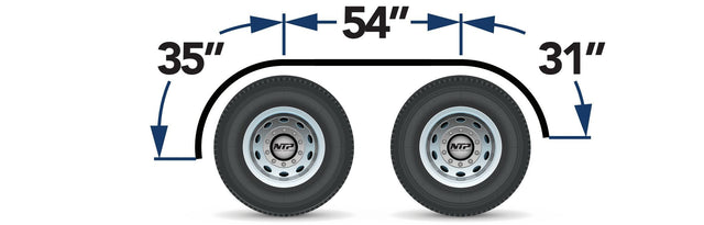 Semi Truck 120 Inch Smooth Full Fender Rolled Edge - 14 Gauge - HD Truck Source