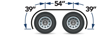 Semi Truck 132 Inch Smooth Full Fender Low Front Rolled Edge - 14 Gauge - HD Truck Source