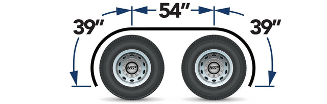 Semi Truck 132 Inch Smooth Full Fender Low Front Rolled Edge - 14 Gauge - HD Truck Source