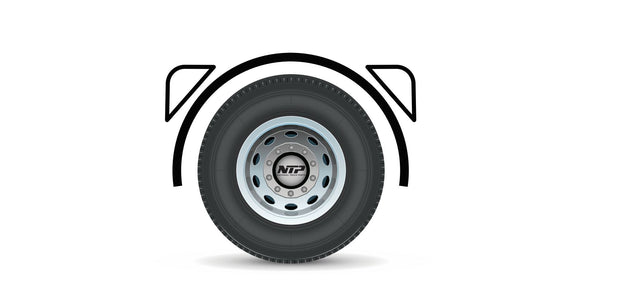 Semi Truck Single Axle Fender Mounting Kit - HD Truck Source