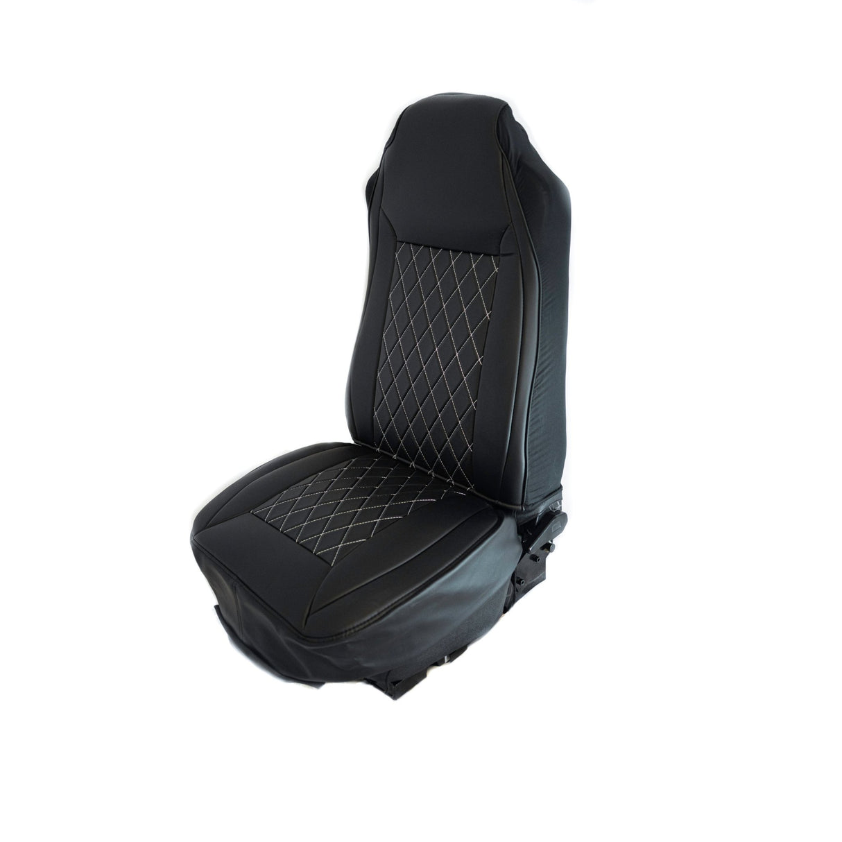 Semi Truck Universal Seat Cover Black Fabric - HD Truck Source