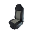 Semi Truck Universal Seat Cover Black/Gray Fabric - HD Truck Source