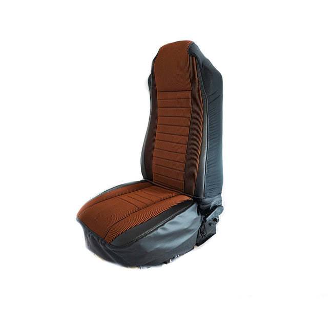 Semi Truck Universal Seat Cover Brown Micro Suede - HD Truck Source