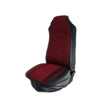 Semi Truck Universal Seat Cover Red Micro Suede - HD Truck Source