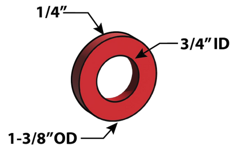 Tandem Alignment Shims - Air Glide For 8 Baggers
