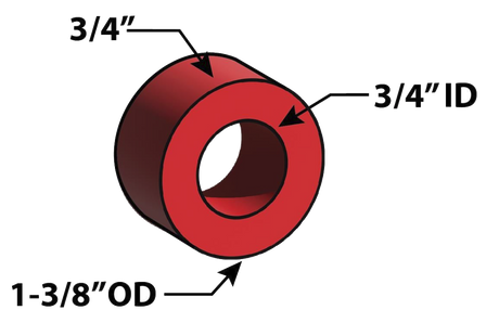 Tandem Alignment Shims - Air Glide For 8 Baggers