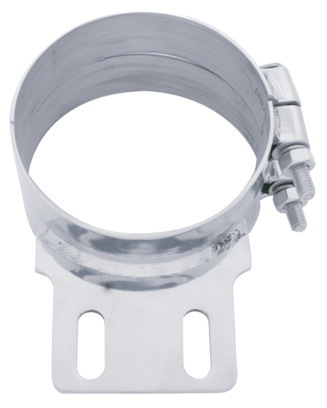 Stainless Butt Joint Exhaust Clamp - Straight Bracket 5, 6, 7, 8 Inch - HD Truck Source