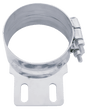 Stainless Butt Joint Exhaust Clamp - Straight Bracket 5, 6, 7, 8 Inch - HD Truck Source