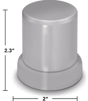 Standard Top Hat 33mm Push - On Chrome Lug Nut Cover - HD Truck Source