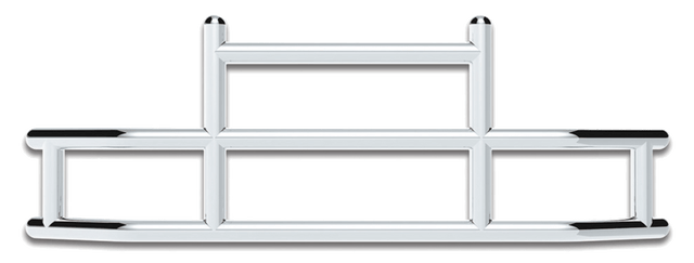 United Pacific Highwayshield I20 Stainless Steel Grille Guard & Bracket Kit - HD Truck Source