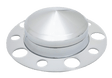 Universal - Front Axle Wheel Cover With Pointed Hubcap - Chrome Steel - HD Truck Source