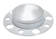 Universal - Front Axle Wheel Cover With Rounded Hubcap - Chrome Steel - HD Truck Source