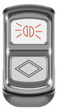 Universal - Rocker Switch Illuminated Cover Plates - HD Truck Source