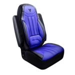 Volvo 2004 - 2018 Premium Heavy Duty Truck Seat Cover - Black/Blue - HD Truck Source