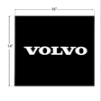 Volvo - Durable 3 - 8 Inch Thick Hybrid Rubber Mud Flaps Multiple Sizes - HD Truck Source