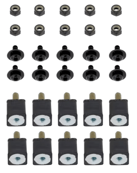 Volvo VNL 2003 - 2017 - Black Grille Screw Set - HD Truck Source