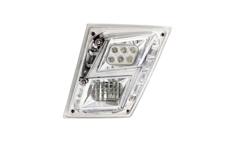 Volvo VN/VNL 2003 - 17' High Power LED Fog Light Chrome (Driver) - HD Truck Source