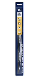 Stainless Steel Wiper Blades 16, 18, 22 and 24 Inch